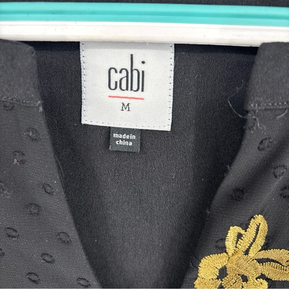 CAbi Black and Gold Long Sleeve Dress - Picture 2 of 6